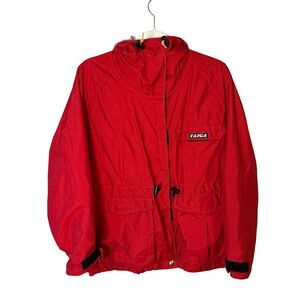 Taiga Vintage Red Windbreaker Outdoor Rain Jacket Size S GORE-TEX Waterproof